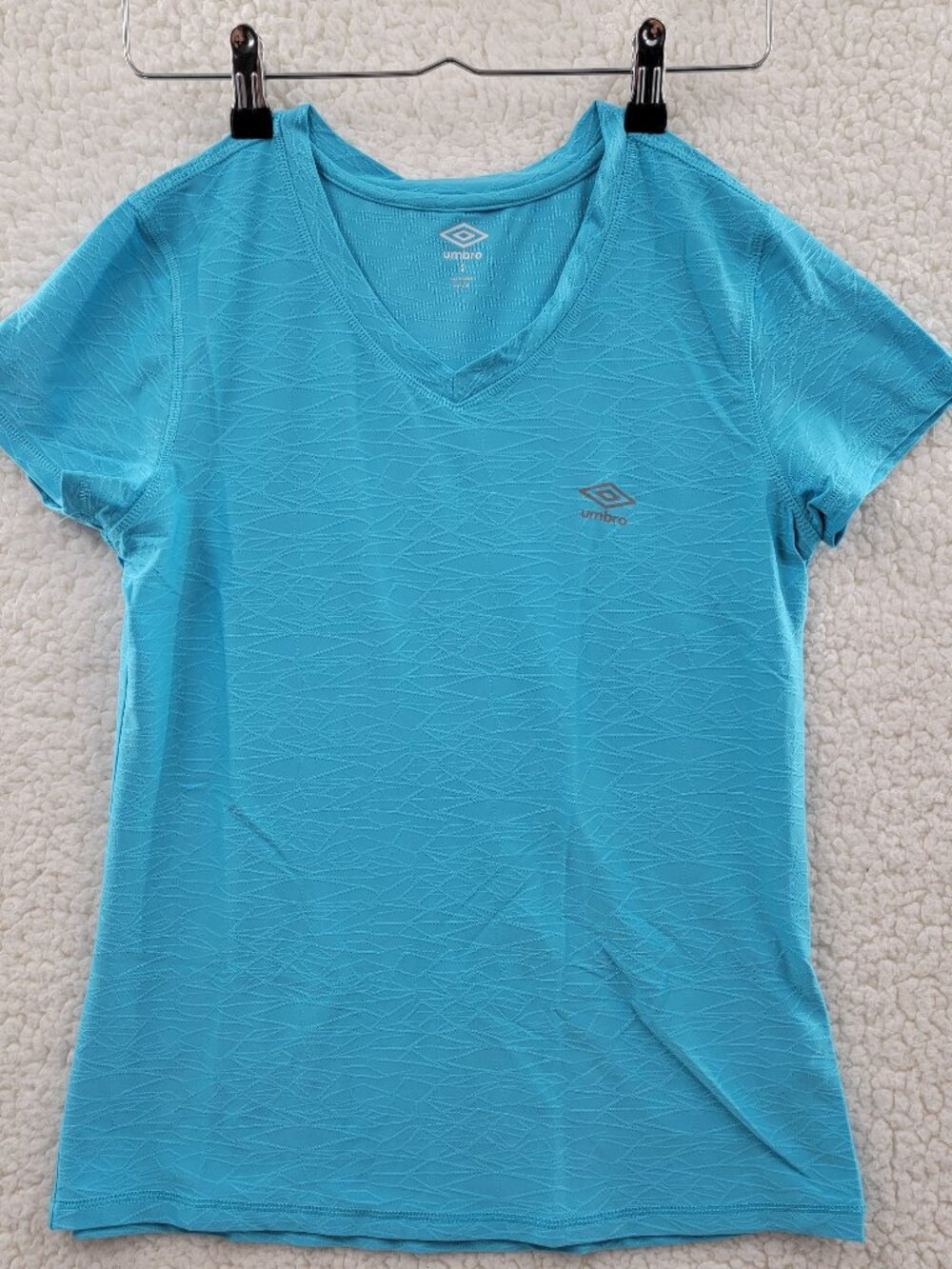Umbro Womens Blue Athletic Shirt Size Small